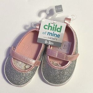 NWT CHILD OF MINE by Carter’s Glitter Mary Janes